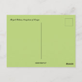 Der Königspalast im Königreich Tonga Postkarte (Rückseite)