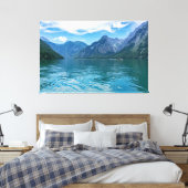 Der Königssee in Bayern, Berchtesgaden Leinwanddruck (Insitu (Schlafzimmer))