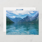 Der Königssee in Bayern, Berchtesgaden Postkarte (Vorne/Hinten)