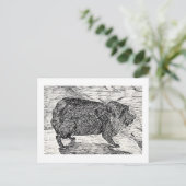 Der Konion oder syrischer Rock Hyrax Postkarte (Stehend Vorderseite)