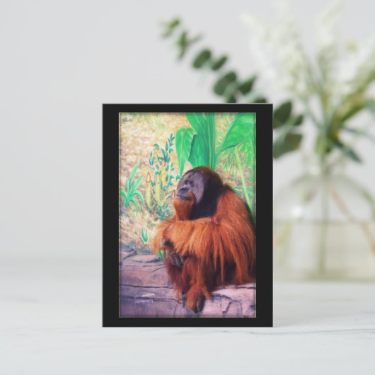 Der Kontemplater - Postkarte (Stehend Vorderseite)