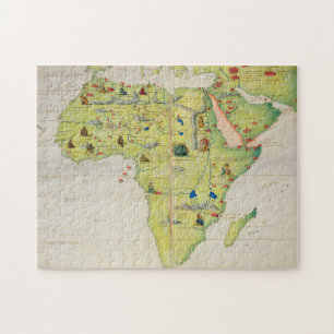 Der Kontinent Afrika Puzzle