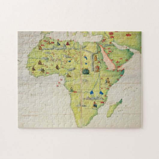 Der Kontinent Afrika Puzzle (Horizontal)