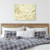Der Kontinent Europas Leinwanddruck (Insitu (Schlafzimmer))