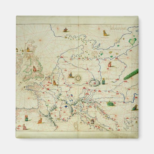 Der Kontinent Europas Magnet (Vorne)