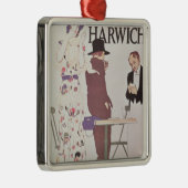 Der Kontinent über Harwich Ornament Aus Metall (Rechts)