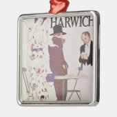 Der Kontinent über Harwich Ornament Aus Metall (Links)