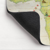 Der Kontinent von Afrika Mousepad (Ecke)