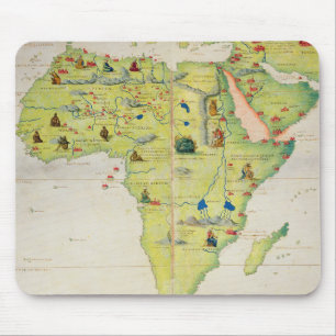 Der Kontinent von Afrika Mousepad