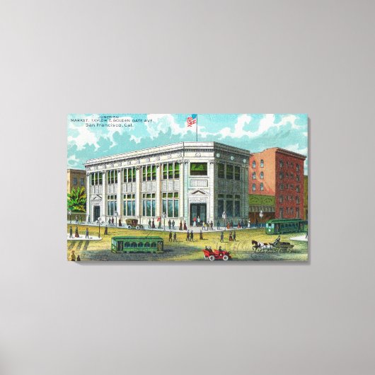 Der kontinentale Bldg und der Kredit Assn. Leinwanddruck (Vorderseite)