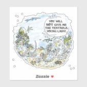 Der Konturaufkleber Tentacle Aufkleber (Blatt)