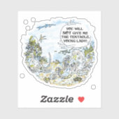 Der Konturaufkleber Tentacle Aufkleber (Blatt)