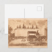 "Der Konvoi des Armen" Postkarte (Vorne/Hinten)