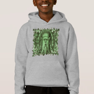 Der Kopf der grünen Frau Pagan Foliate Hoodie