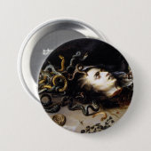 Der Kopf der Medusa Button (Vorne & Hinten)