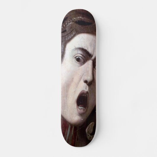 Der Kopf der Medusa durch Michelangelo Caravaggio Skateboard (Vorderseite)