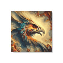 Der Kopf des ausgestorbenen Vogels - Abstraktes Ar