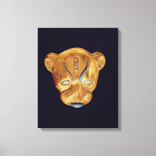 Der Kopf des Leoparden, vom Grab von Tutankhamun Leinwanddruck