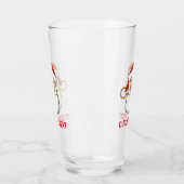 Der Kopf des Weihnachtsmanns Glas (Links)