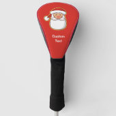 Der Kopf des Weihnachtsmanns Golf Headcover (Vorderseite)