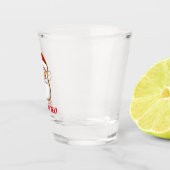 Der Kopf des Weihnachtsmanns Schnapsglas (Rechts)