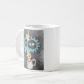 der Kopf in meiner Kaffeetasse (Vorderseite Links)