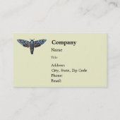 Der Kopf-Motte des Todes, alias Sphinx atropo Visitenkarte (Rückseite)