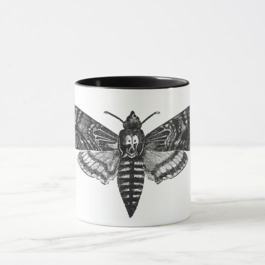 Der Kopf-Motten-Tasse des Todes Tasse (Zentrum)