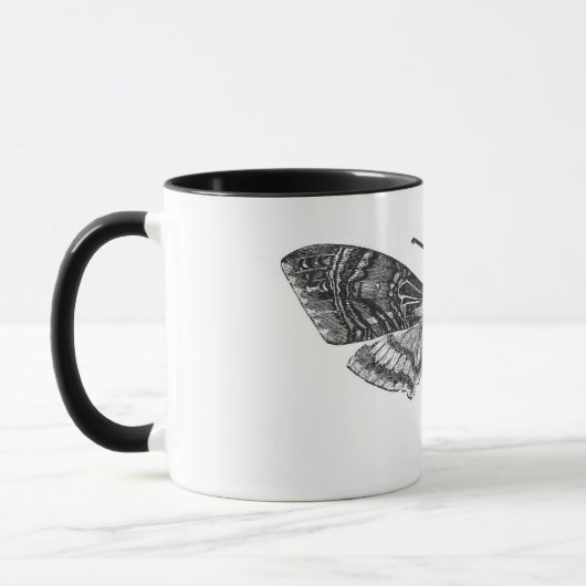 Der Kopf-Motten-Tasse des Todes Tasse (Links)