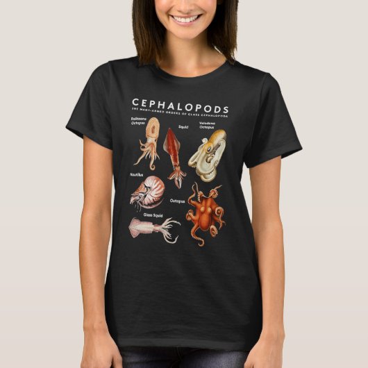 Der Kopffüßer Oktopus T-Shirt (Vorderseite)