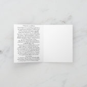 Der Kopfsalat des Bergmannes - gebürtiges Notecard Karte (Innenseite)