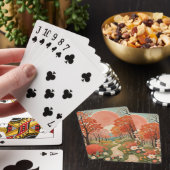 Der Korallen-Sonnen-Pfad Spielkarten (In Situ)