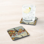 Der Korb der Äpfel von Paul Cezanne Getränkeuntersetzer (Rechte Seite)