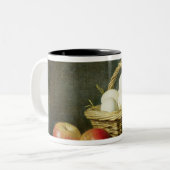 Der Korb der Eier, 1788 Zweifarbige Tasse (Vorderseite Links)