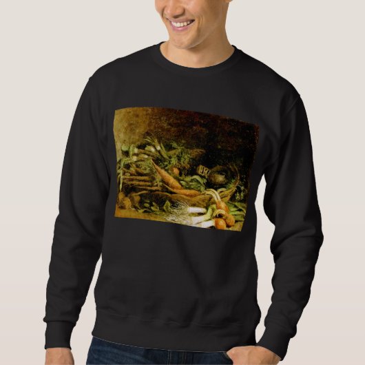 Der Korb der Gemüse Van Gogh Kunstkunst Sweatshirt (Vorderseite)