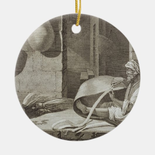 Der Korb-Hersteller, Künsten und von Handel O von Keramikornament (Vorne)