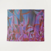 Der Korbstil auf dunkelrosa, lila, lila Tönen Wandteppich (Vorderseite (Horizontal))