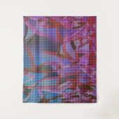 Der Korbstil auf dunkelrosa, lila, lila Tönen Wandteppich (Vorderseite)