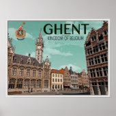 Der Korenmarkt - Gent Poster (Vorne)