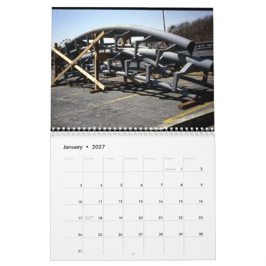 Der Korkenzieher-Bau-Kalender Kalender (Jan 2027)