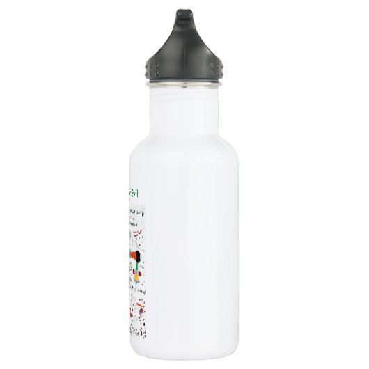 Der Körper des Übels Edelstahlflasche (Rechts)