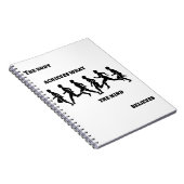 Der Körper erreicht, was der Geist glaubt Notizblock (Rechte Seite)