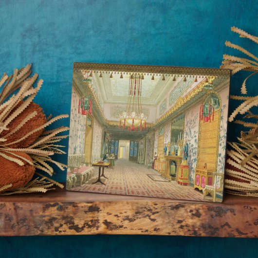 Der Korridor bzw. die Long Gallery in der Endphase Fotoplatte (Seite)