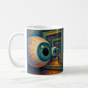 "Der Korridor des Sehens" - ein surreales Portrait Kaffeetasse