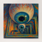 "Der Korridor des Sehens" - ein surreales Portrait Puzzle (Horizontal)
