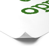 Der korrupte Angriff auf die Moral - Zitat zur Kor Poster (Ecke)