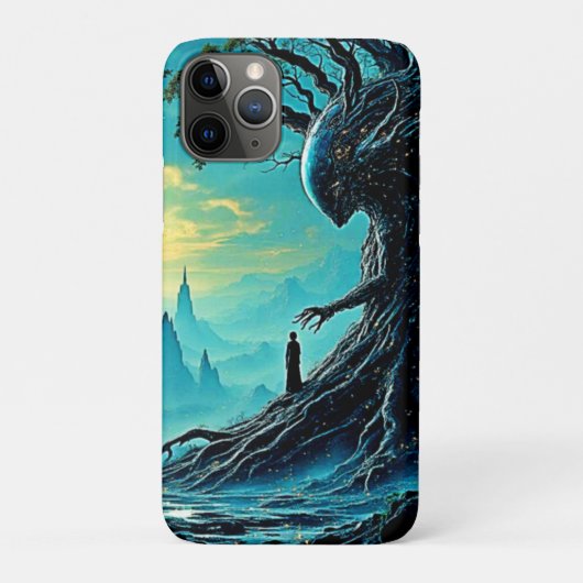 Der kosmische Baum der Fantasie Case-Mate iPhone Hülle (Rückseite)