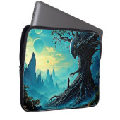 Der kosmische Baum der Fantasie Laptopschutzhülle (Vorne Rechts)