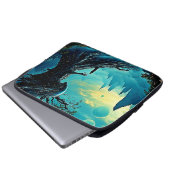 Der kosmische Baum der Fantasie Laptopschutzhülle (Vorne Knopf)