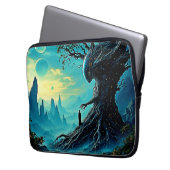Der kosmische Baum der Fantasie Laptopschutzhülle (Vorderseite Links)